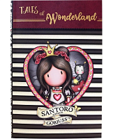Картинка Ежедневник блокнот 17 Х 11 Х 1,5 см Gorjuss Wonderland Finding My Way Санторо для девочек SL1087GJ01 5018997634561