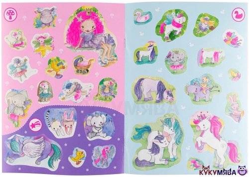 Картинка Альбом для творчества Princess Mimi Fairy Stickerworld с наклейками 0410931/0010931 4010070431884 фото 6