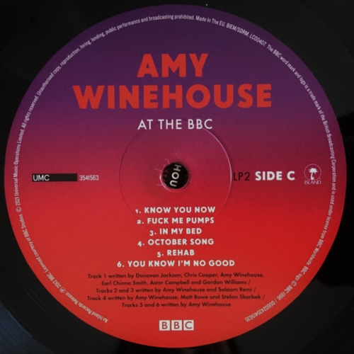 Картинка Amy Winehouse At The BBС (3LP) Universal Music 401602 602435415604 фото 11