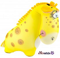 Картинка Антистрессовая игрушка Жираф Жужа желтый 34*22 см Штучки, к которым тянутся ручки 14аси42ив-2 4660003725766