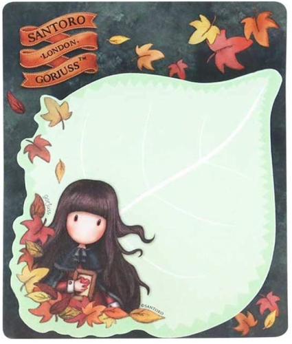 Картинка Стикеры наклейки для заметок Gorjuss Autumn Leaves Санторо для девочек SL909GJ04 5018997627976