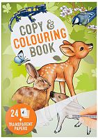 Картинка Альбом для рисования с копиркой для девочек Copy & Colouring Book Раскраска копирка для творчества топмодель Trends 0411667 4010070596132