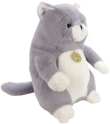 Картинка Игрушка мягкая Толстый кот 39 см (серый) Lapkin AT365238 4627093652389 фото 2