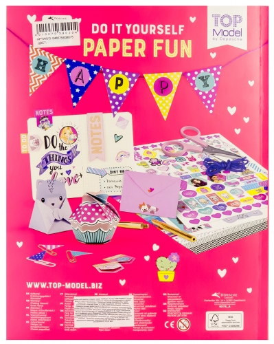 Картинка Альбом для творчества TOPModel DIY Paper Fun Поделки из бумаги 048575/008575 4010070390204 фото 3