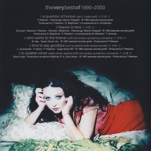Картинка Sarah Brightman The Best Of 1990-2000 (CD) Warner Music Russia 390336 825646154616 фото 4