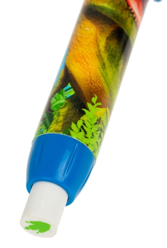 Картинка Ластик в форме ручки Dino World с подвеской Динозавр 043988/синий 2424680004734 фото 4