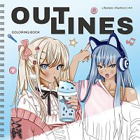 Картинка Раскраска скетчбук OUTLINES Anime Teens Аниме и манга 242AT 2424680006981