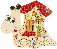 Картинка Панно Улитка с домиком декоративное авторской ручной работы КМ Ариадна КМА-ПД-26 2424680005502