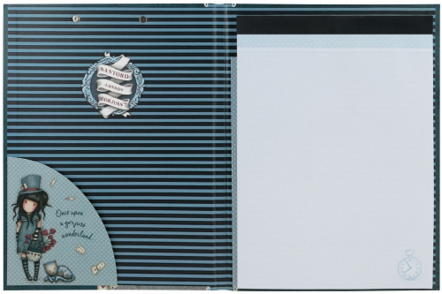 Картинка Планер с зажимом и ручкой Gorjuss The Hatter SL854GJ01 5018997623459 фото 3