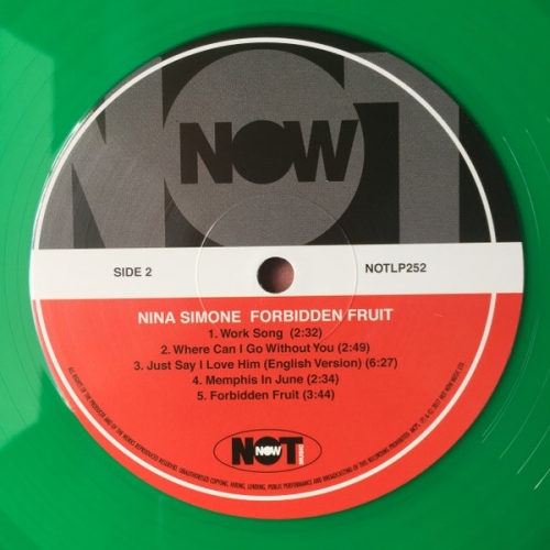Картинка Nina Simone Forbidden Fruit Green Vinyl (LP) NotNowMusic 401714 5060348582526 фото 5