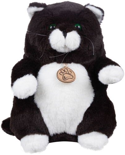 Картинка Игрушка мягкая Толстый кот 26 см (горький шоколад) Lapkin AT365259 4627093652594