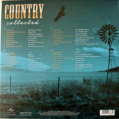 Картинка Country Collected Various Artists Clear Vinyl (2LP) MusicOnVinyl 402080 600753987834 фото 3