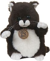 Картинка Игрушка мягкая Толстый кот 16 см (горький шоколад) Lapkin AT365257 4627093652570