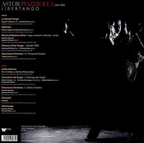Картинка Astor Piazzolla Libertango (LP) Warner Classics 399902 0190295082772 фото 2