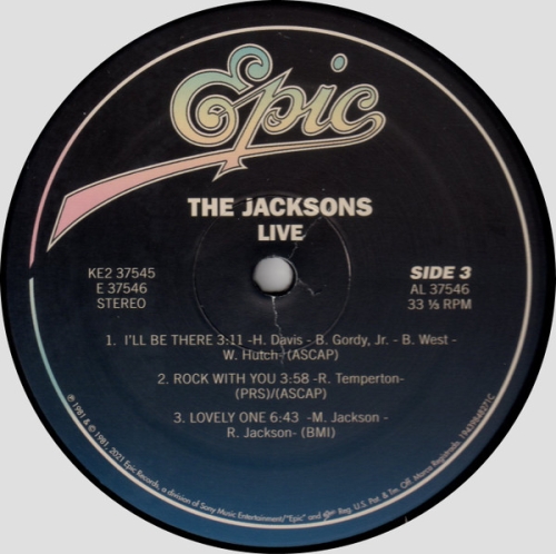 Картинка The Jacksons Live (2LP) Sony Music 401606 194398482712 фото 3