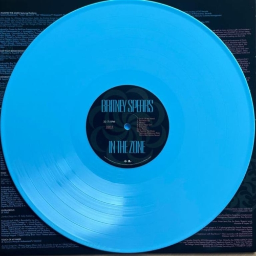 Картинка Britney Spears In The Zone Blue Vinyl (LP) Sony Music 401739 196587791612 фото 4