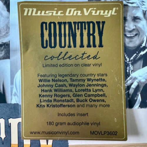 Картинка Country Collected Various Artists Clear Vinyl (2LP) MusicOnVinyl 402080 600753987834 фото 4