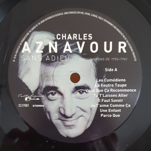 Картинка Charles Aznavour Sans Adieu Les Chansons De 1955-1962 (LP) Cult Legends Music 402029 8717662577987 фото 6