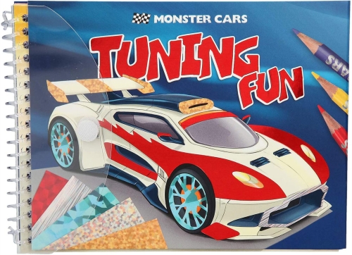 Картинка Альбом для творчества с фольгой Monster Cars Tuning Fun Тюнинг автомобилей Монстр тачки для мальчиков 0410300 4010070392208