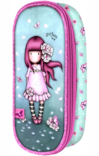Картинка Пенал с круговой молнией Gorjuss Sparkle & Bloom Cherry Blossom Санторо для девочек SL384GJ13 5018997628690
