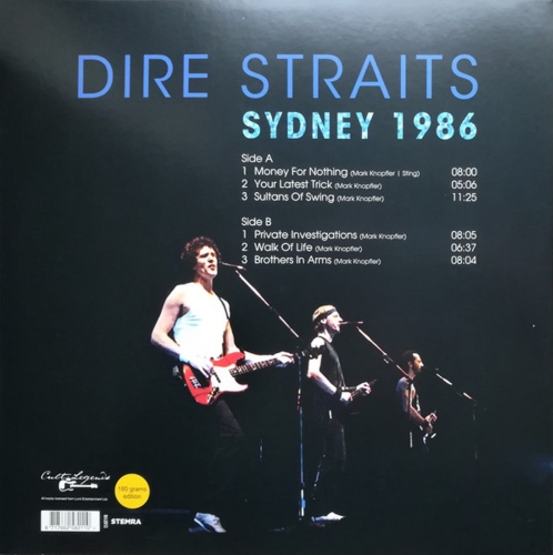 Картинка Dire Straits Sydney 1986 Live Radio Broadcast (LP) Cult Legends Music 402040 8717662582110 фото 3