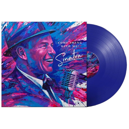 Картинка Frank Sinatra Come Swing With Me! Blue Vinyl (LP) Warner Music Russia 401679 4601620108730 фото 2