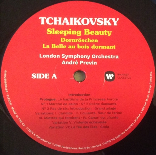 Картинка Tchaikovsky Sleeping Beauty Andre Previn (3LP) Warner Classics 395641 190295668488 фото 4