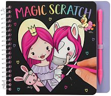 Картинка Мини-Альбом для творчества и рисования Princess Mimi Magic Scratch Волшебное царапание Принцесса Мими Скретчинг 0411413 4010070569778