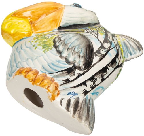 Картинка Фигурка декоративная Ворона с сыром. Березы керамическая авторской ручной работы КМ Ариадна КМА-ФД-35 2424680006509 фото 4