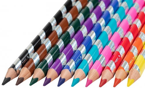 Картинка Набор красивых цветных карандашей для рисования и раскрашивания Miss Melody 10 цветов Мисс Мелоди для девочек 047461/007461 4010070418533 фото 3