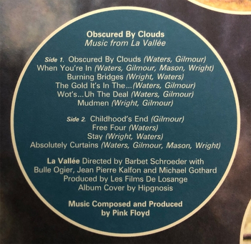 Картинка Pink Floyd Obscured By Clouds (LP) Pink Floyd Records 392272 190295996970 фото 9
