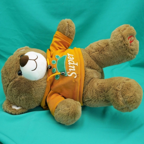 Картинка Мягкая игрушка Медведь 30 см в оранжевой толстовке ТО-МА-ТО DL203006908Y 4610136044296 фото 10