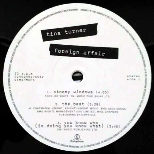 Картинка Tina Turner Foreign Affair (2LP) Parlophone Records Music 400560 190295176532 фото 8