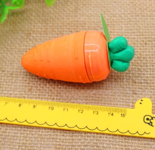 Картинка Точилка с ластиком в виде морковки Poppi Loves SL948PL01 2038254050791 фото 5