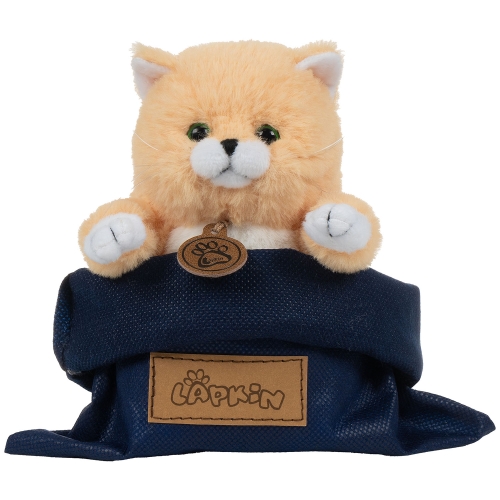 Картинка Игрушка мягкая Толстый кот 16 см (персиковый) Lapkin AT365262 4627093652624 фото 7