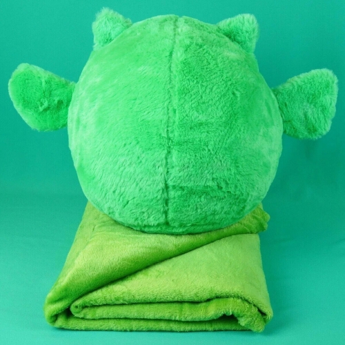 Картинка Мягкая игрушка Сова с пледом 28 см (зеленая) ТО-МА-ТО DL402813002GN 4610136046191 фото 5