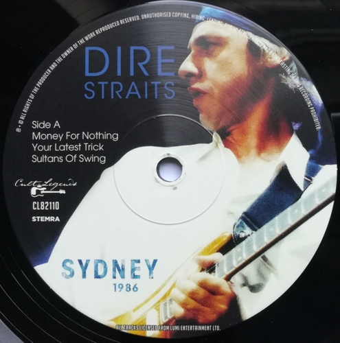 Картинка Dire Straits Sydney 1986 Live Radio Broadcast (LP) Cult Legends Music 402040 8717662582110 фото 5