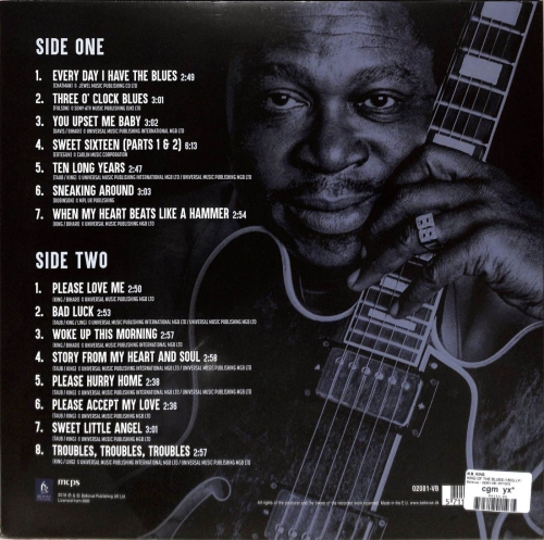 Картинка B.B. King King Of The Blues (LP) Bellevue Music 401367 5711053020819 фото 2