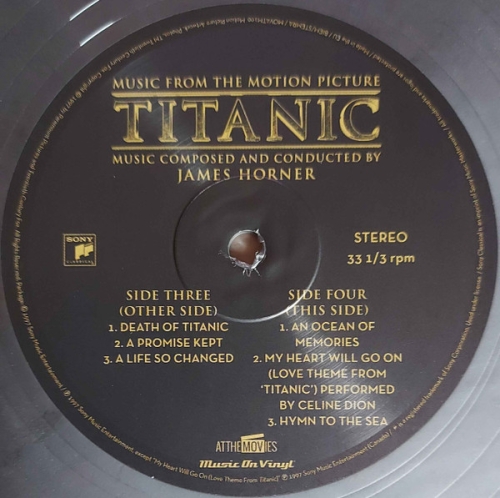 Картинка Titanic Music From The Motion Picture James Horner Sounftrack Silver Black Marbled Vinyl (2LP) MusicOnVinyl 401795 8719262029484 фото 5