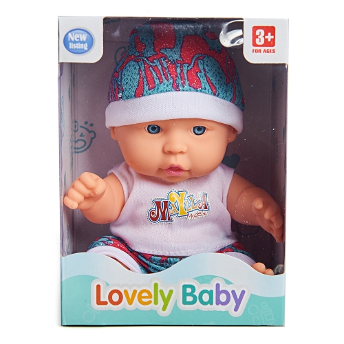 Картинка Пупс в шапочке 18.5 см Lovely Baby XM631/3 6920140882325 фото 2
