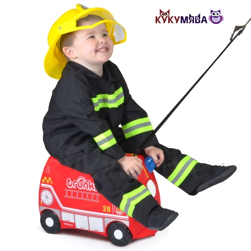 Картинка Детский чемодан Пожарный Фрэнк на колесиках Trunki 0254-GB01 5055192202546 фото 6