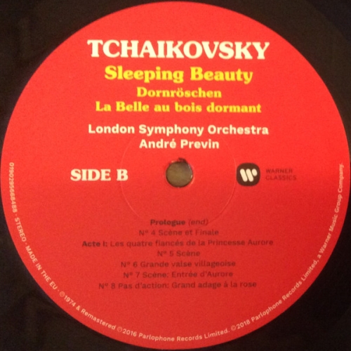 Картинка Tchaikovsky Sleeping Beauty Andre Previn (3LP) Warner Classics 395641 190295668488 фото 3