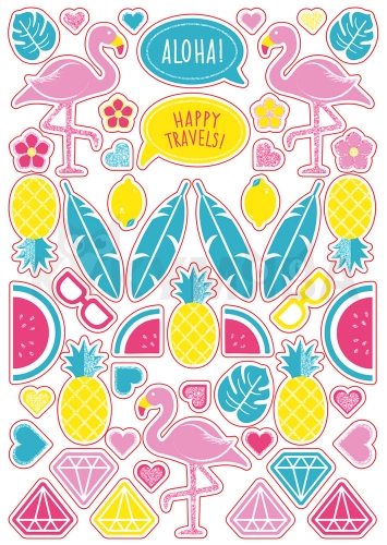 Картинка Детский чемодан Фламинго Флосси на колесиках Trunki 0353-GB01 5055192203536 фото 7