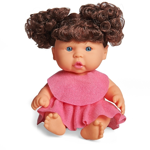 Картинка Кукла в малиновом платье с темными локонами 18.5 см Lovely Baby XM632/5 6920140882370