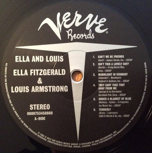 Картинка Ella Fitzgerald & Louis Armstrong Ella & Louis (LP) Verve Records 391662 0600753458860 фото 4