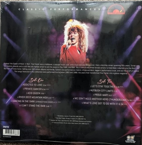 Картинка Tina Turner Greatest Hits Live Coloured Eco Vinyl (LP) Get Yer Vinyl Out Music 402079 4753399723833 фото 3