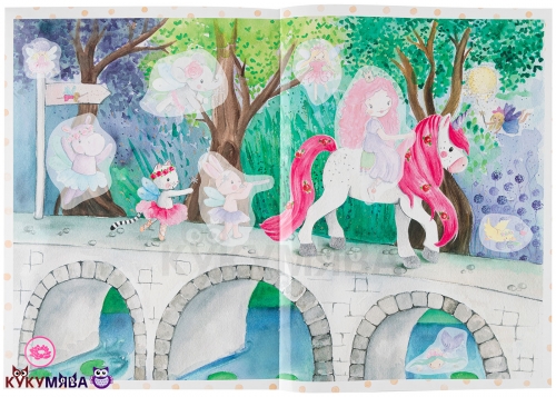 Картинка Альбом для творчества Princess Mimi Fairy Stickerworld с наклейками 0410931/0010931 4010070431884 фото 5