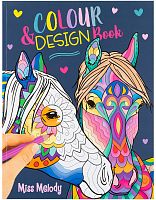 Картинка Альбом для раскрашивания Miss Melody Colour & Design Book 0411648/0011648 4010070593650