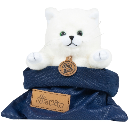 Картинка Игрушка мягкая Толстый кот 16 см (белый) Lapkin AT365247 4627093652471 фото 7