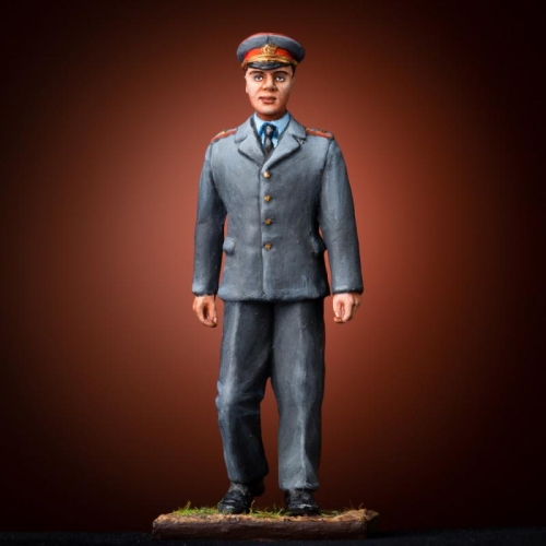 Картинка Оловянная миниатюра Сержант милиции в повседневной форме одежды 1977 год Балтийская коллекция солдатиков ПР-55-01 2424680007193 фото 3